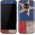 Texas Flag Dark Wood Moto E5 Play Skin
